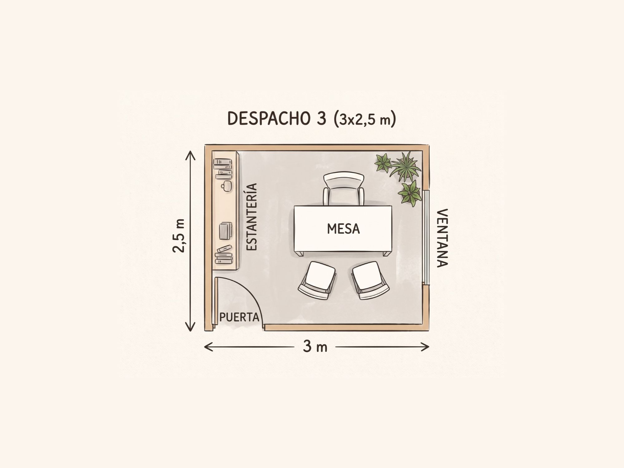 Plano del Despacho 3